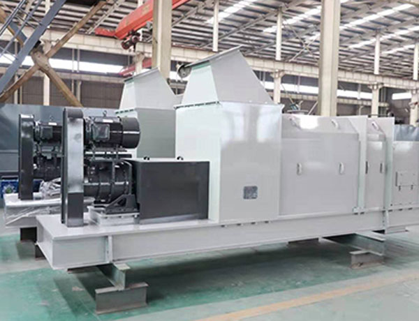 Screw extrusion dewatering machine