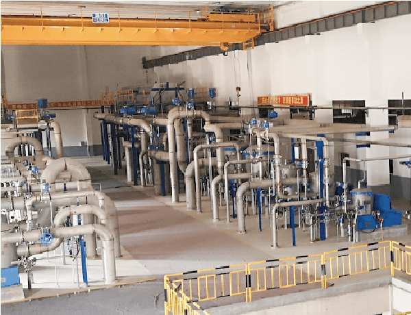 Corrugated paper pulp processing machine