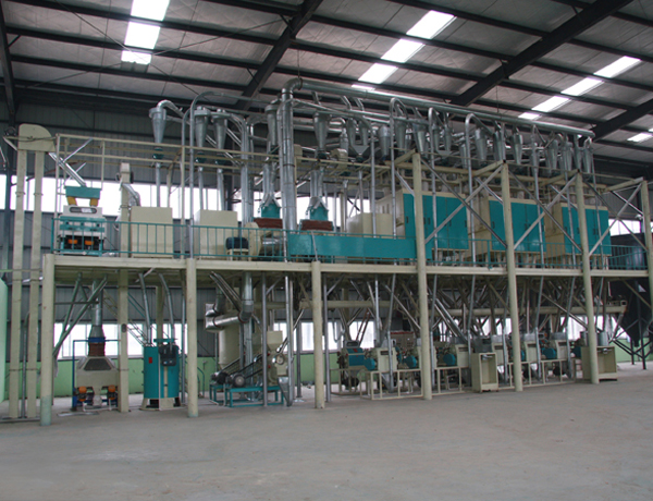 100 tons corn flour processing machine