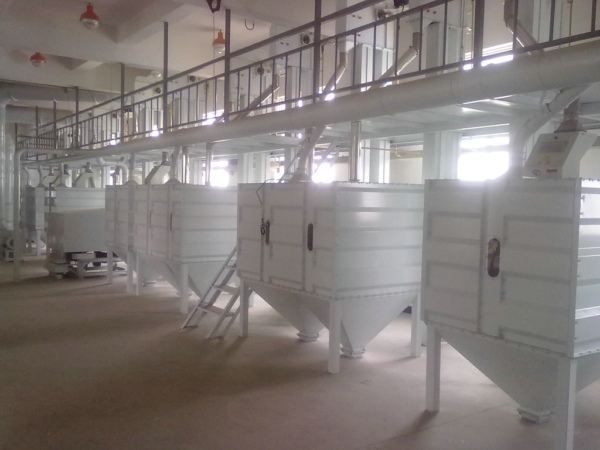 100-ton rice processing complete equipment