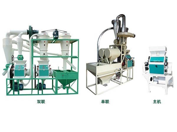 Small scale corn wheat flour milling machine