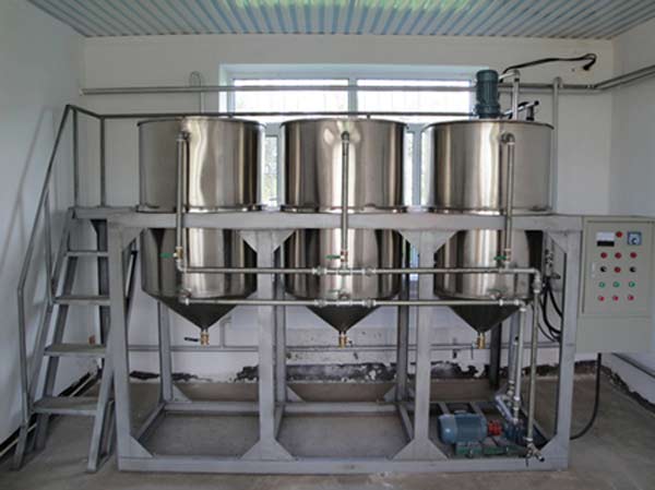 Salad oil processing machine