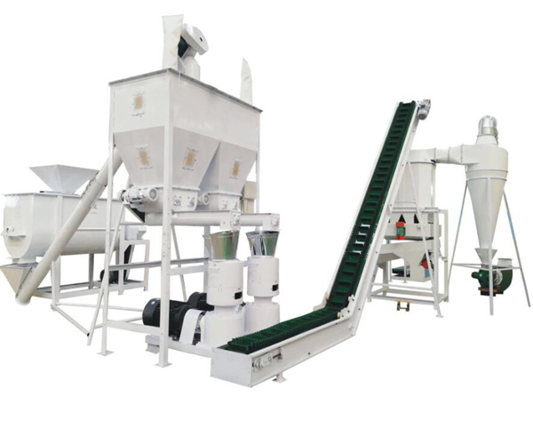 2 tons per hour feed pellet machine production line